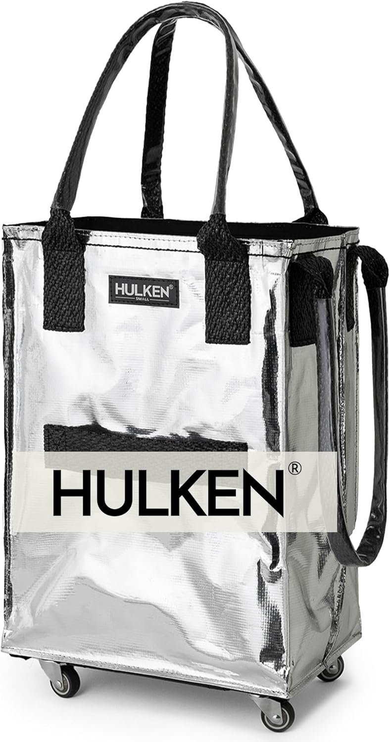 Reusable Grocery Bag on Wheels for Easy Shopping and Travel
