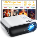 Projector With Screen Native 1920x1080P Projector - Portable Outdoor