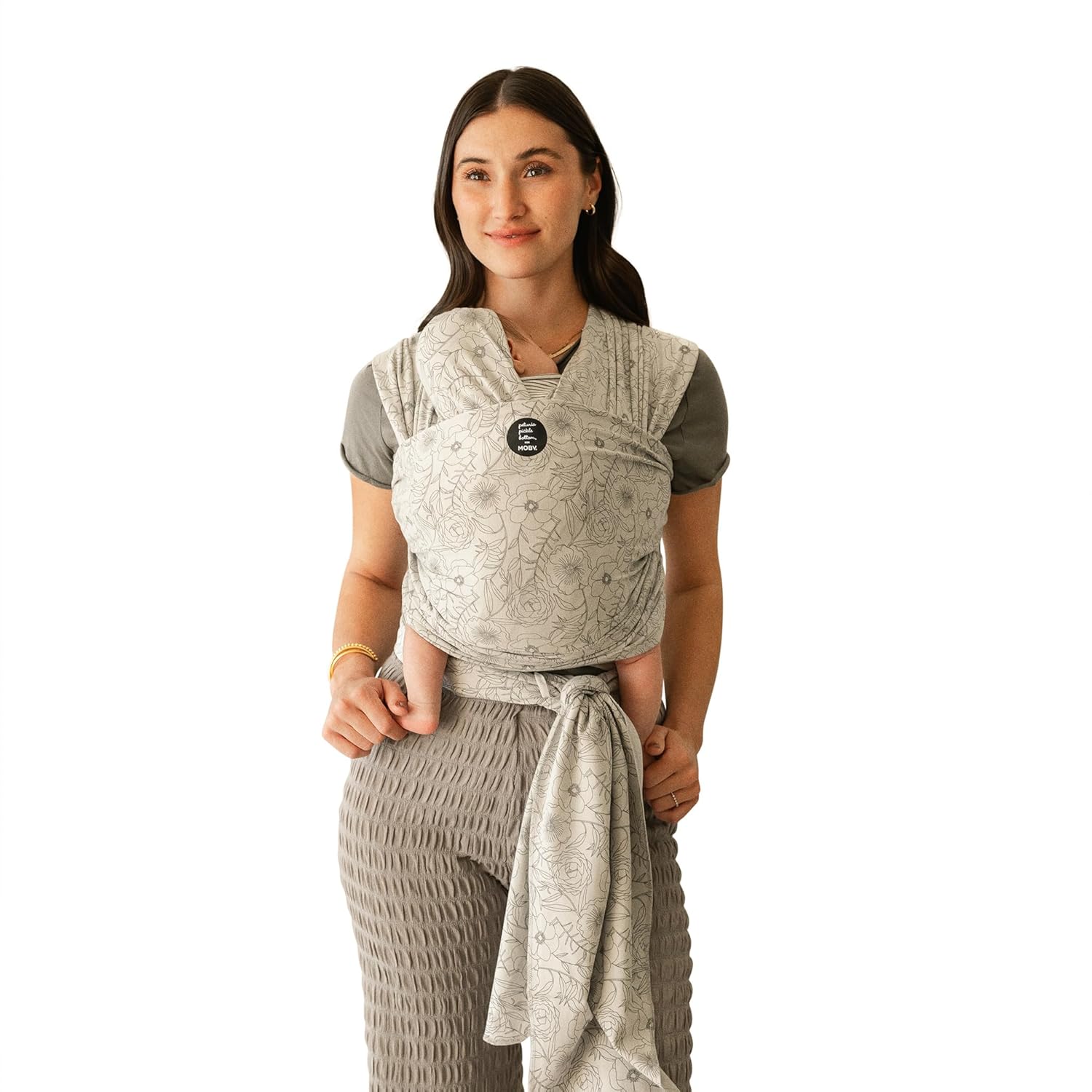 Moby Baby Wrap Carrier Classic for Newborns to Toddlers Comfort