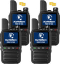 Global Walkie Talkies Unlimited Range POC 4G Handheld - 4-Pack