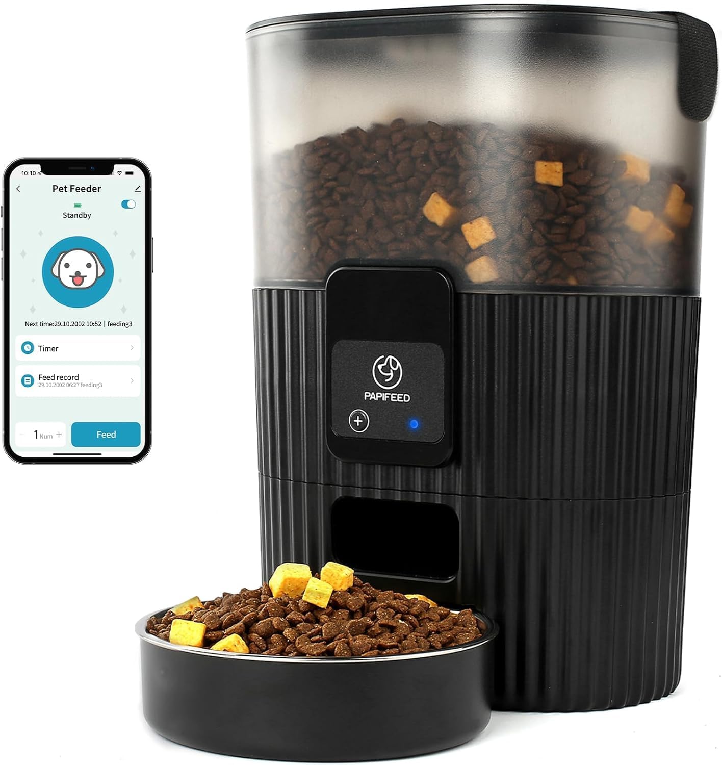 PAPIFEED: WiFi Smart Pet Feeder for Remote Feeding