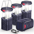 LETMY 4 Pack Camping Lanterns Rechargeable LED - Versatile Emergency