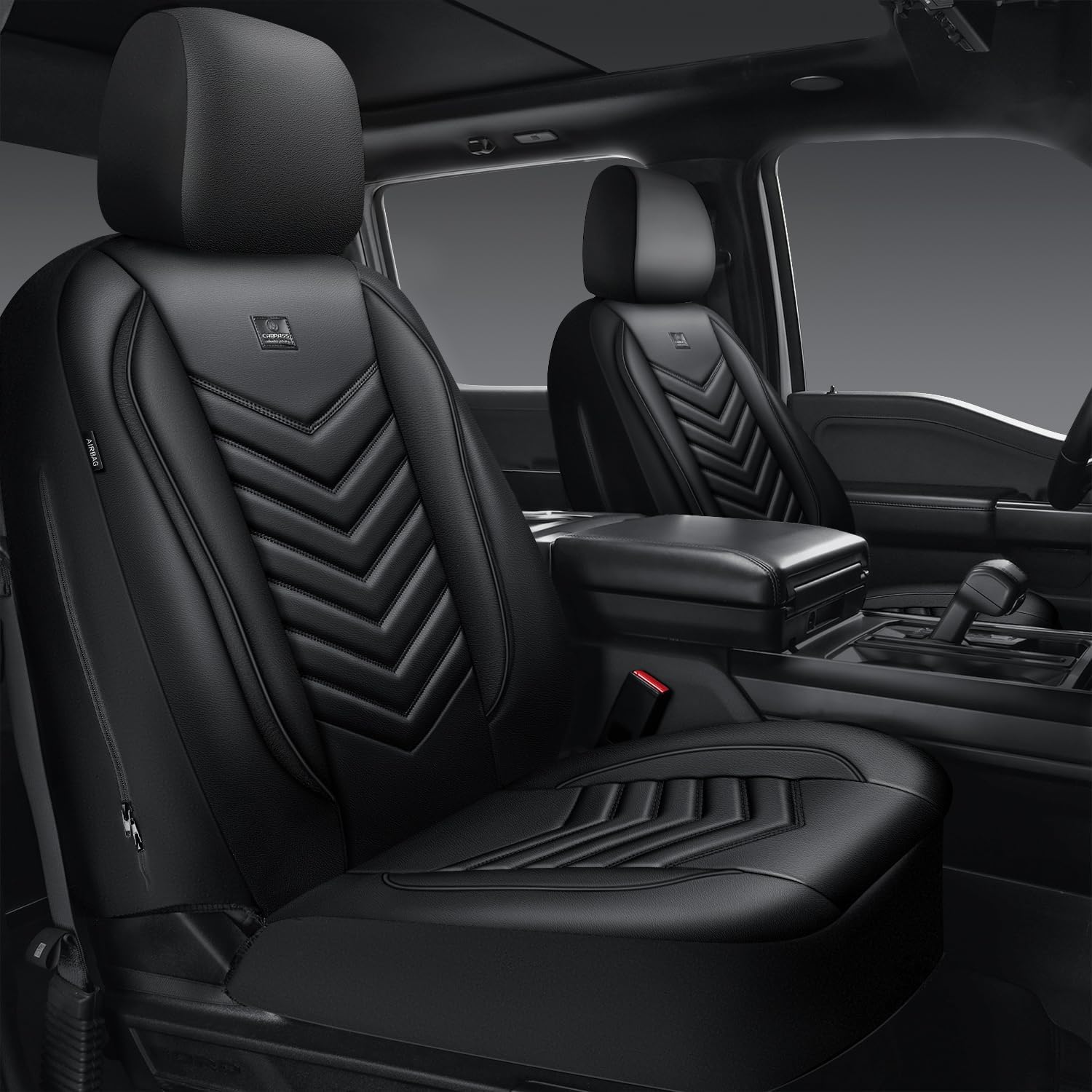 Premium 3D Foam Faux Leather Car Seat Covers for Comfort