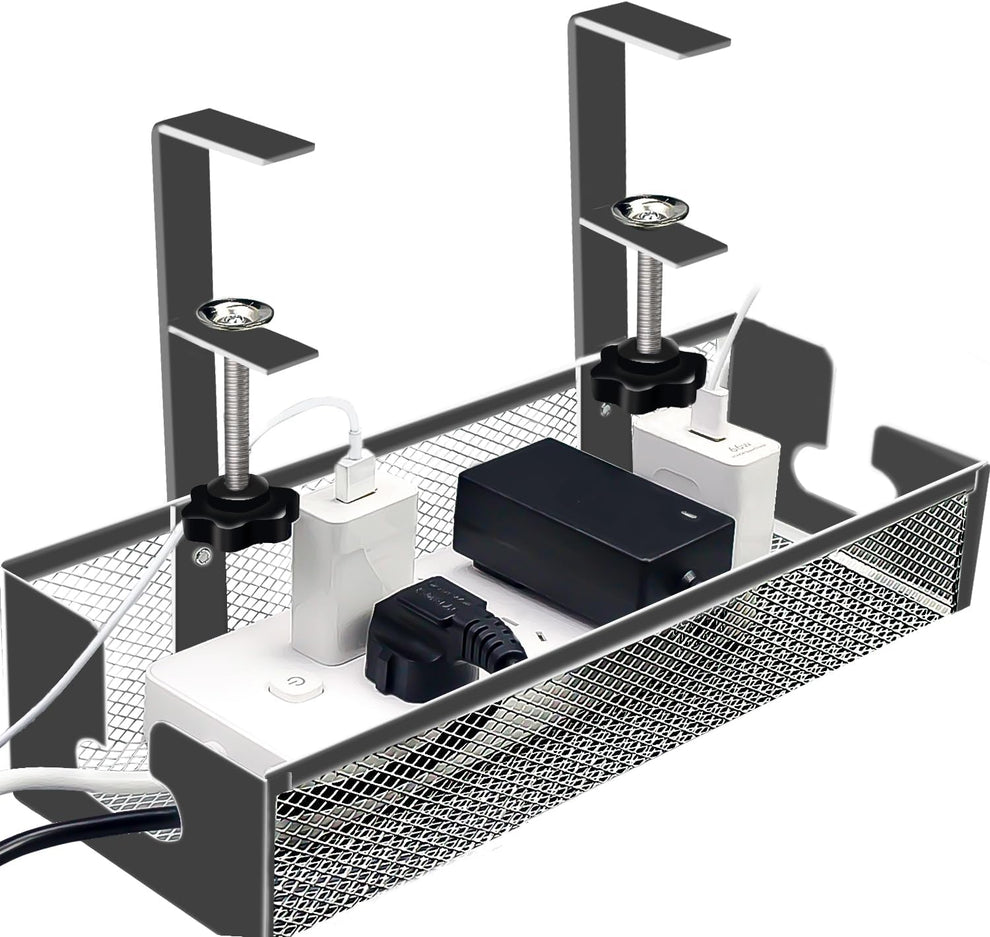 Black Mesh Cable Tray - Neatly Organize Wires – GearMustHave