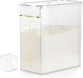 Rice Storage Container 15-20 Lbs Tall & Narrow - Space Saving