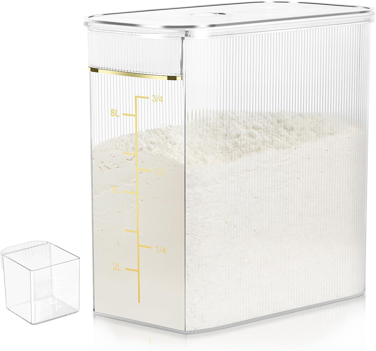 Rice Storage Container for 15-20 Lbs of Dry Goods and More