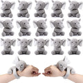 Ceenna Elephant Plush Slap Bracelets 16 Pcs - Fun Party Favor Set