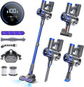 Cordless Vacuum Cleaner 450W 38Kpa Stick Vacuum - Quiet 45min Run