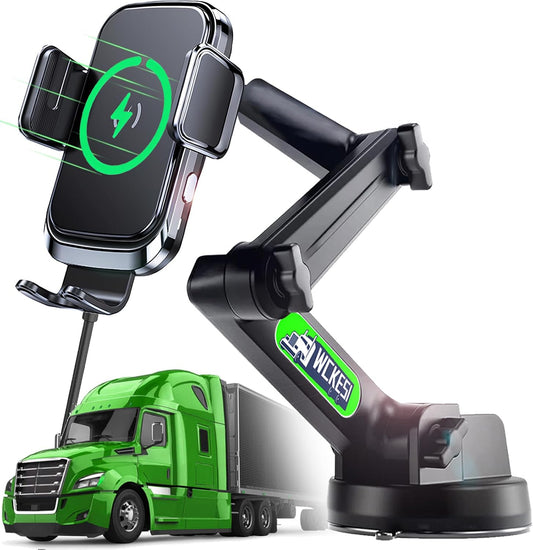 Truck Phone Holder Mount Wireless Charger for Fast Charging