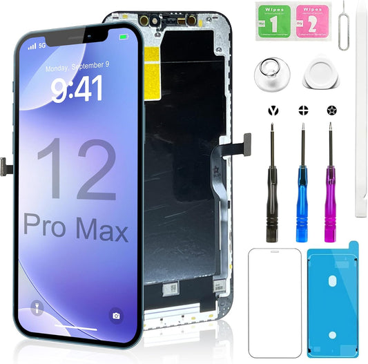 iPhone 12 Pro Max Screen Replacement Kit with Tools for Repair