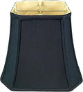 Square Bell Cut Corner Fabric Lamp Shade - Classic Black Style