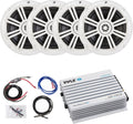 4 x Kicker 6.5in Marine Coaxial Speakers Combo Bundle - Boat Audio