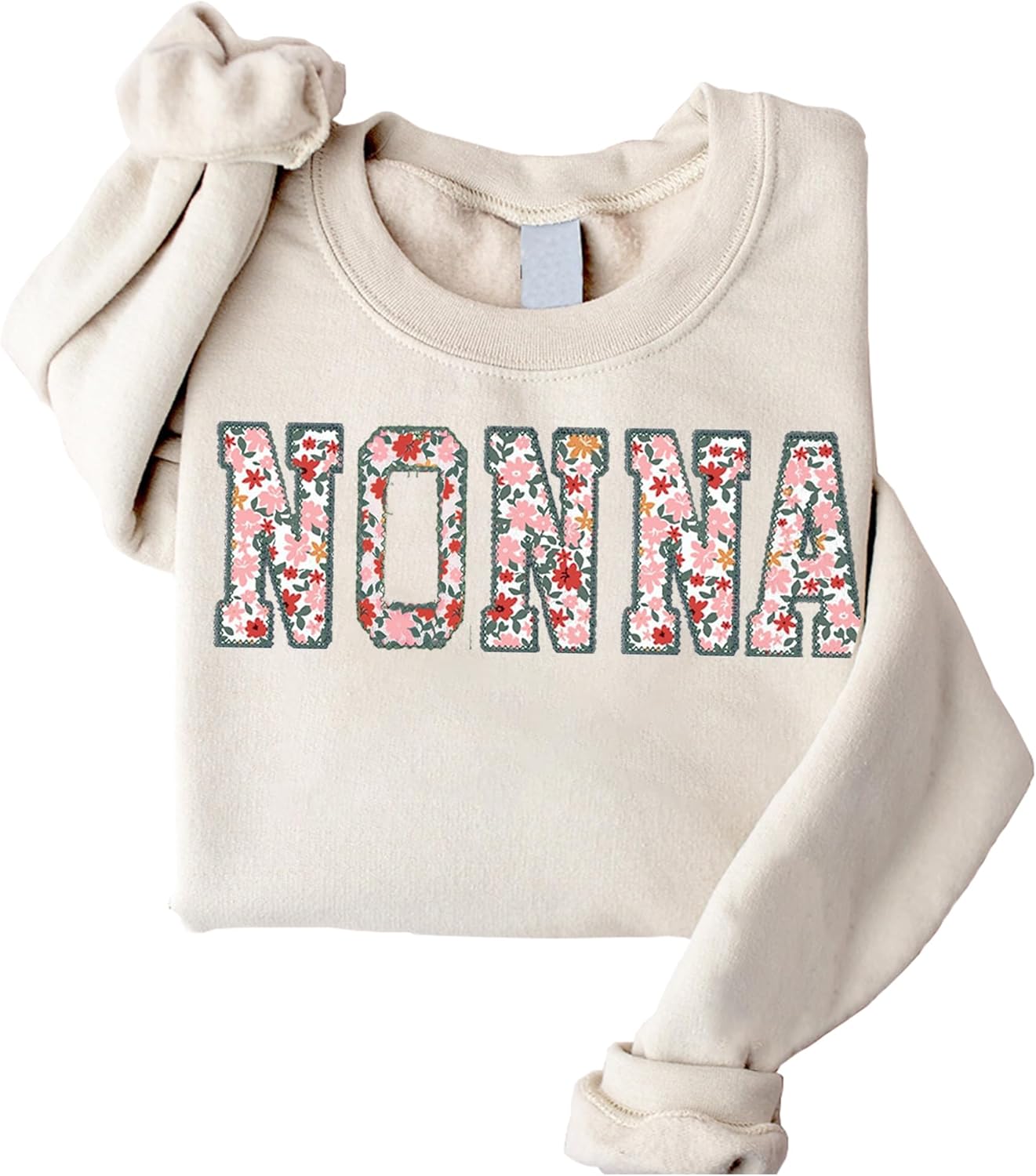 Personalized Embroidered Applique Grandma Sweatshirt Gift Idea