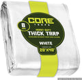 Core Tarps Heavy Duty 8 Mil Tarp Cover 20 x 40 - Waterproof, UV