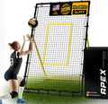 Adjustable Volleyball Rebounder Net 7x4 ft - Angle Customization