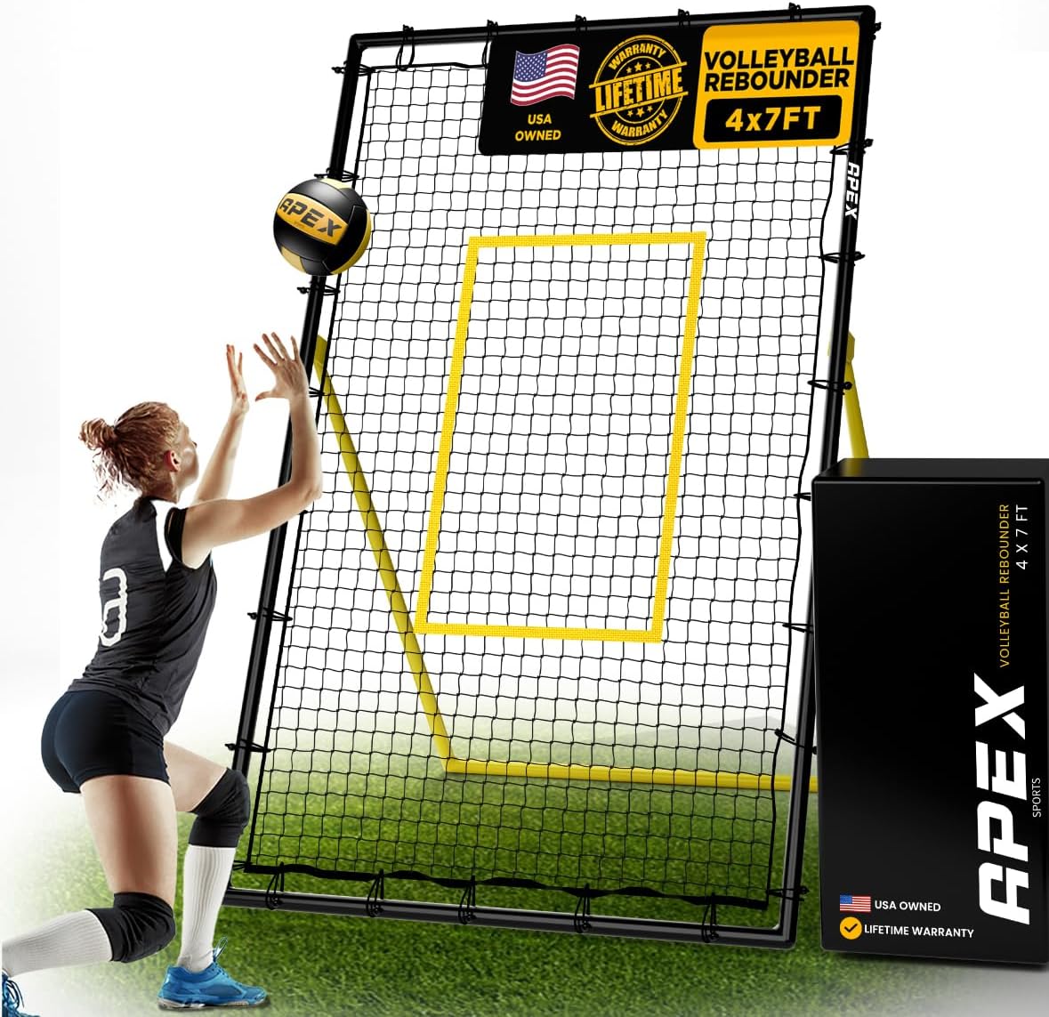 Adjustable Volleyball Rebounder Net for Effective Training
