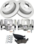 TRQ Rear Brake Pad & Rotor Kit Compatible with 2015-18 Ford F-150