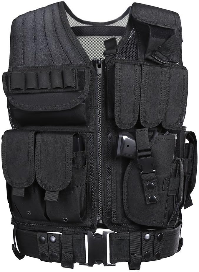 GZ XINXING S - 4XL Tactical Airsoft Paintball Vest for All Sizes
