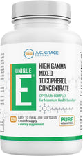 Mixed Tocopherols Vitamin E 120 Soft Gels - Aging & Brain Support
