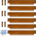 Metal Landscaping Edging 6H x 40L in Cor Ten Steel - Rust Finish
