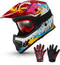 TCMT DOT Youth Kids Dirt Bike Helmet - Protective Off-Road Gear