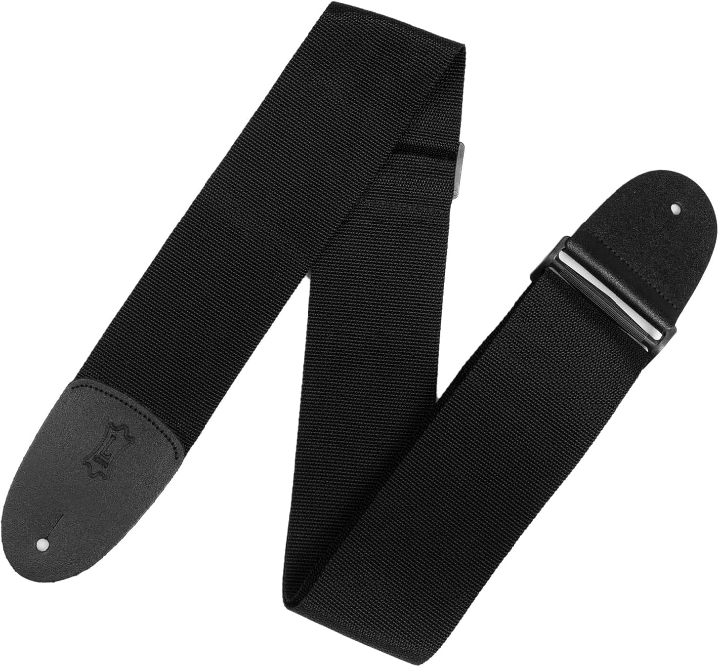 Levy's Black 3 Poly Guitar Strap - Secure & Stylish