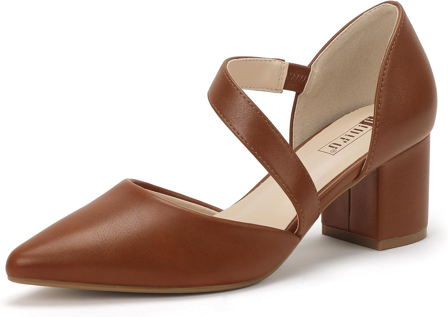 Stylish Closed Toe Strappy Heels for Women by IDIFU