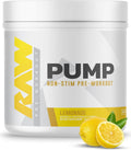 RAW Pump Stim Free Pre Workout Lemonade - Non-Stim Pump Booster