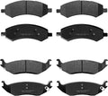 SIPAUTEC Front Rear Ceramic Brake Pads for Dodge Ram 1500 2014-2018