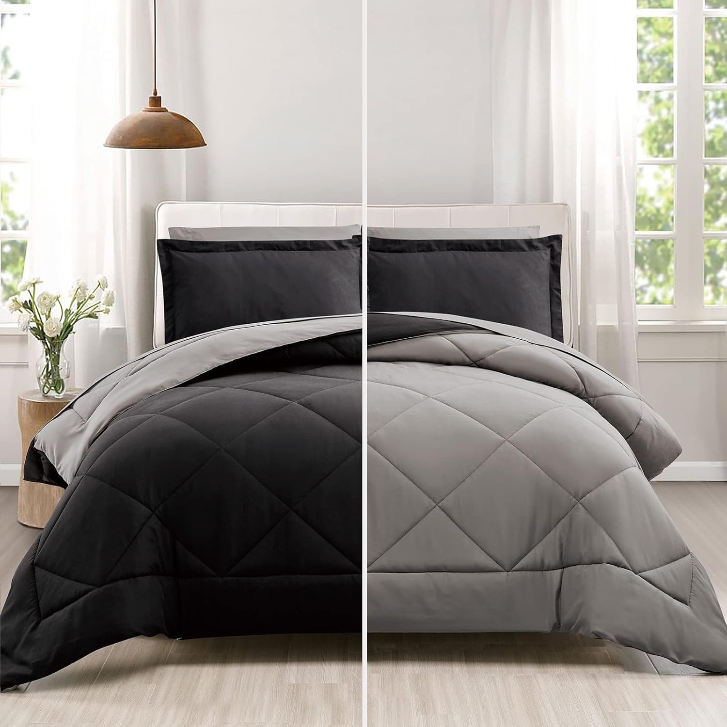 Furnishh Queen Comforter Set 7 Pieces Bed in a Bag Review