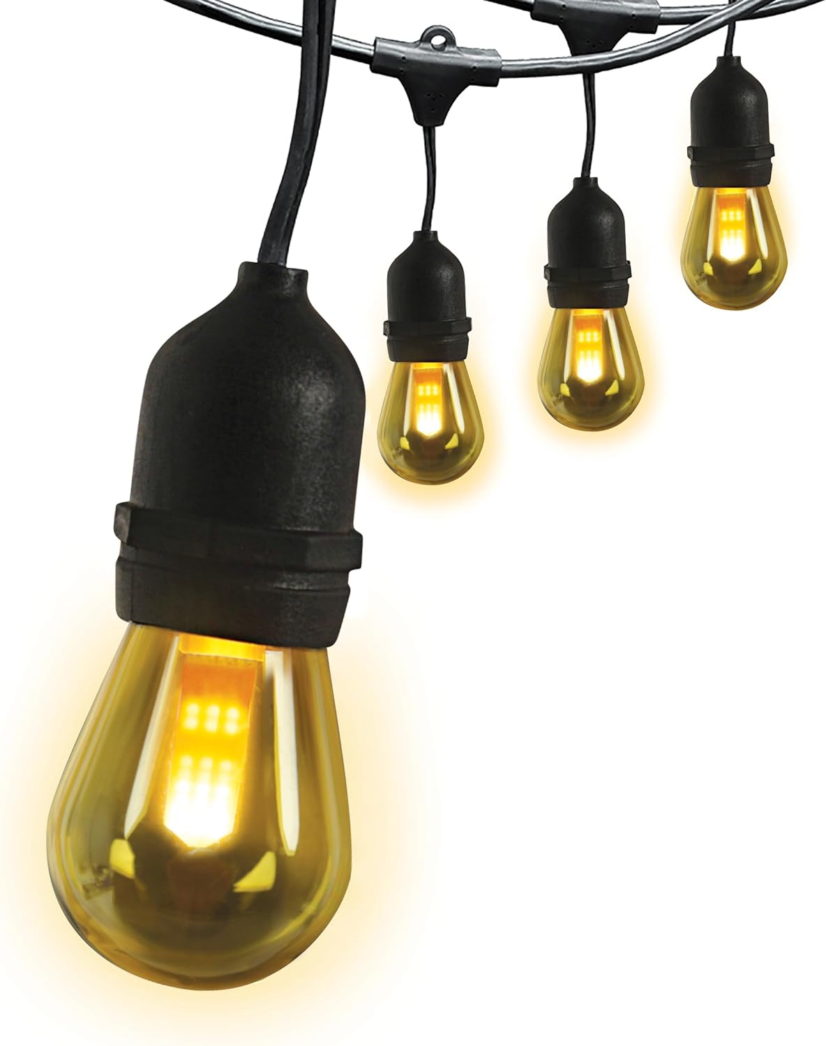 Feit Electric LED String Lights with Stunning Flame Bulbs Effect