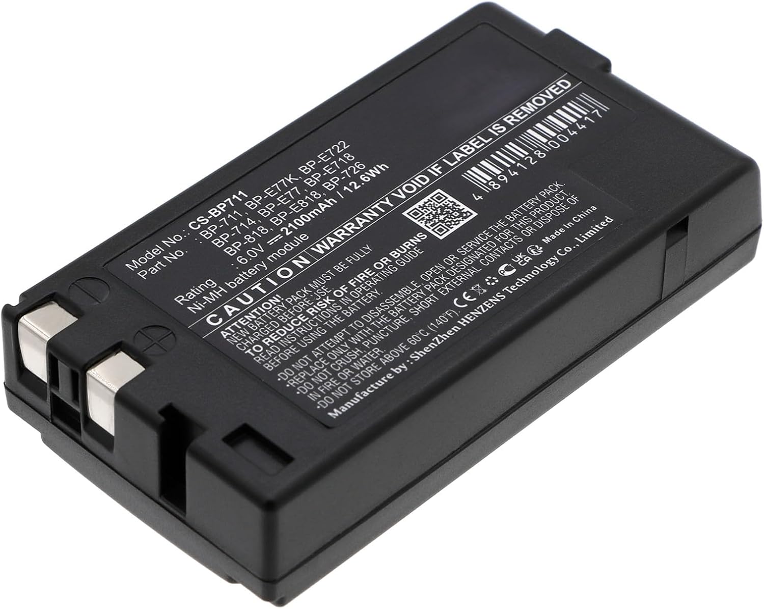 Battery for Canon BP-711 BP-E77K BP-E718 BP-E722 BP-726 Review