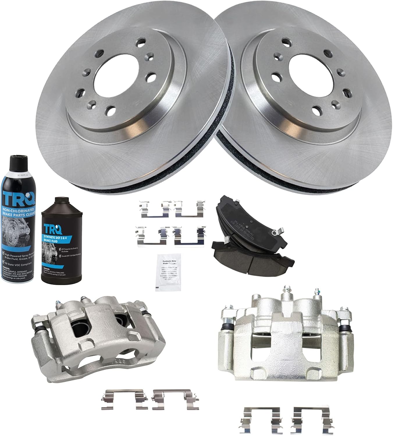TRQ Front Brake Pad & Rotor Kit for Buick Lucerne & Chevrolet