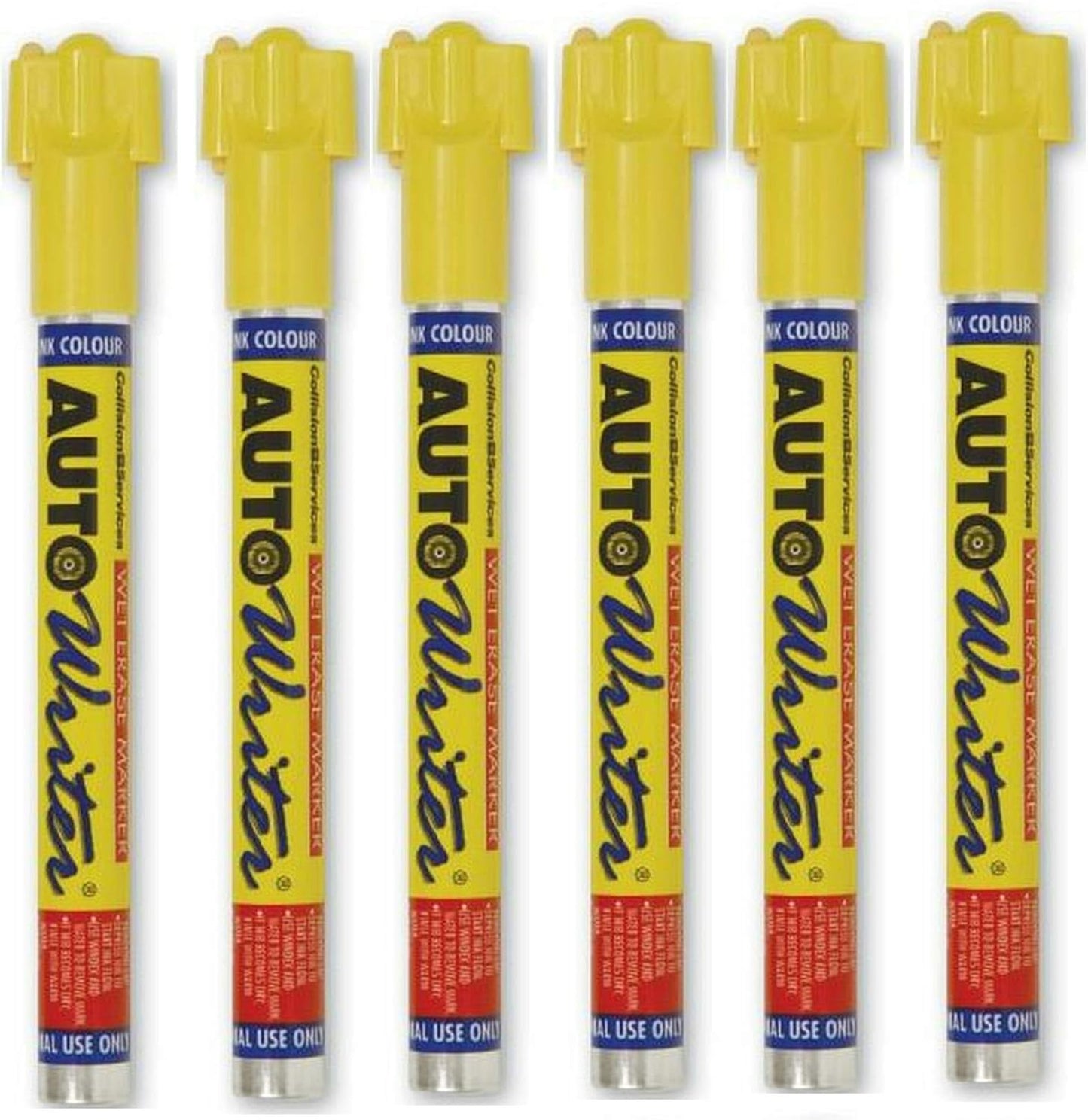 Autowriter Auto Writer Pens Yellow - Fast Drying Ink Set