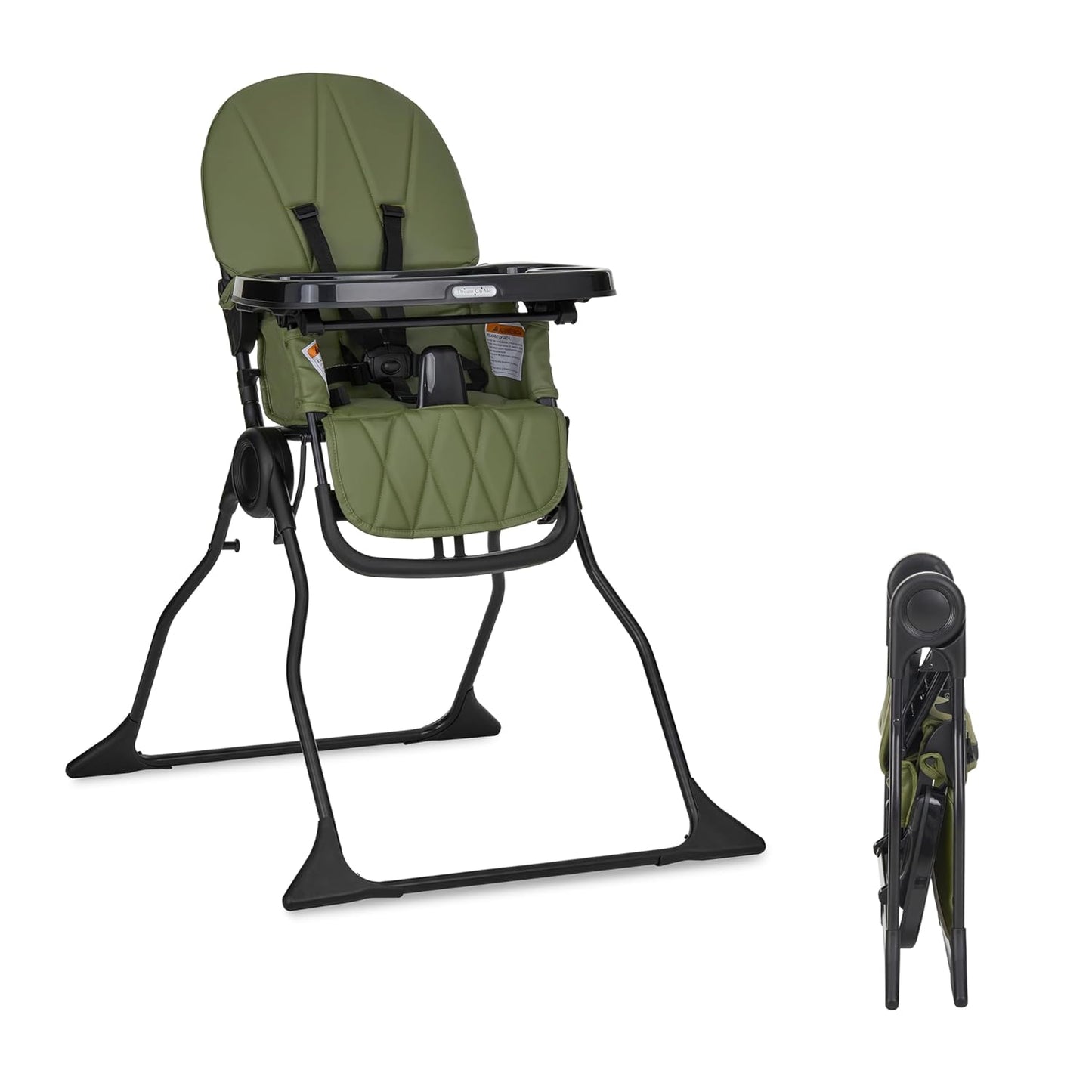 Dream On Me Foldable High Chair - Portable with Adjustable Tray