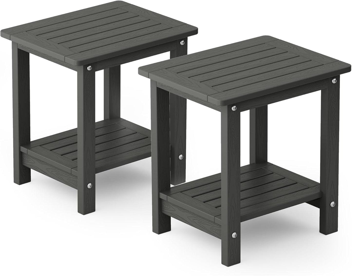 YEFU Weather-Resistant Adirondack Side Tables Set: Stylish & Durable!