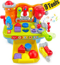 Toys for 1 Year Old Boy Birthday Gift - 9-in-1 Music Workbench