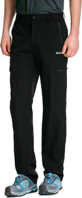 Men's Elastic-Waist Travel Pants - Lightweight Quick-Dry Fit