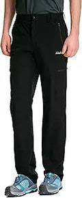 clothin Men's Elastic-Waist Travel Pant - Multi-Pocket Quick Dry