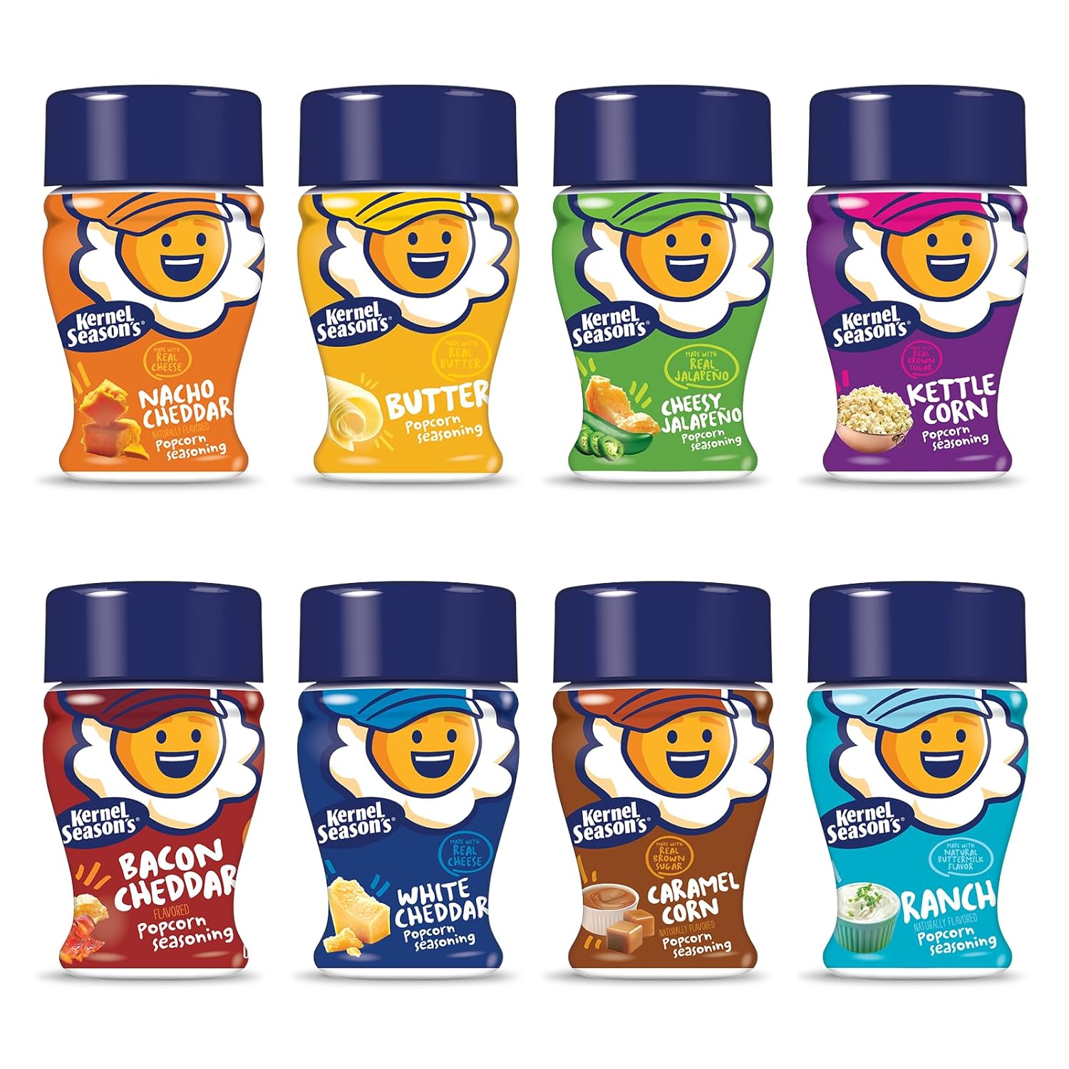 Flavorful Mini Jars Variety Pack - 8 Flavors!