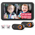 BM2 PRO Dual Baby Car Camera 5.2in 1080P HD Display - Dual View Safety