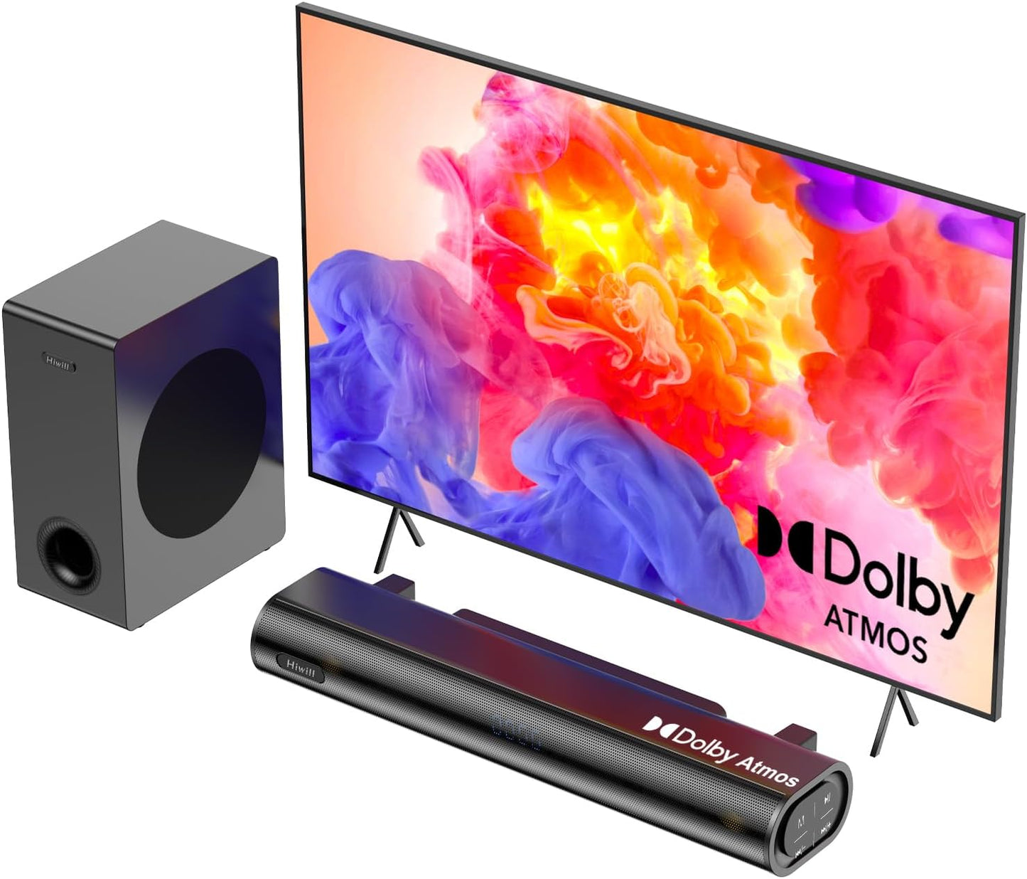 Immersive Hiwill Dolby Soundbar with Subwoofer