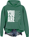 You Are Enough Unisex Hoodie Sweatshirt with Hooded Neck - Comfortable