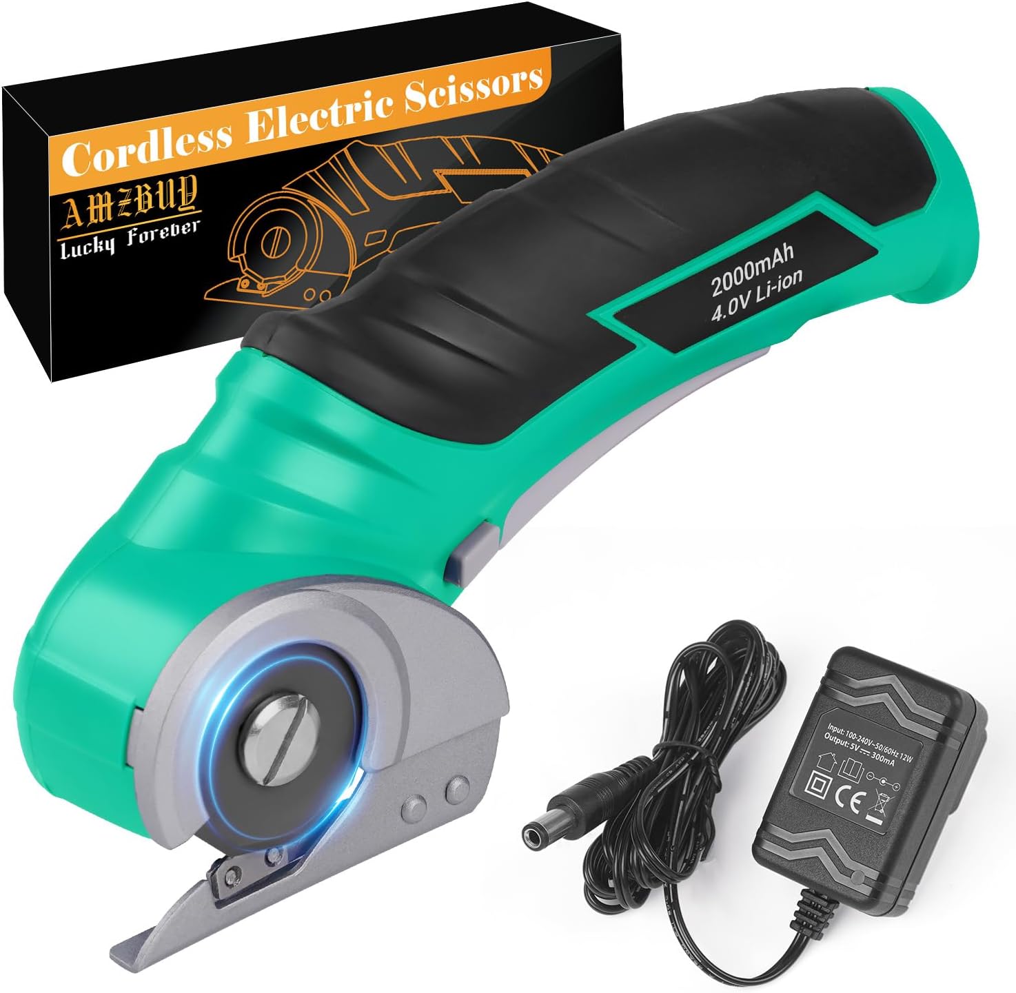 Electric Cardboard Cutter with Self-Sharpening Blade for Easy Use