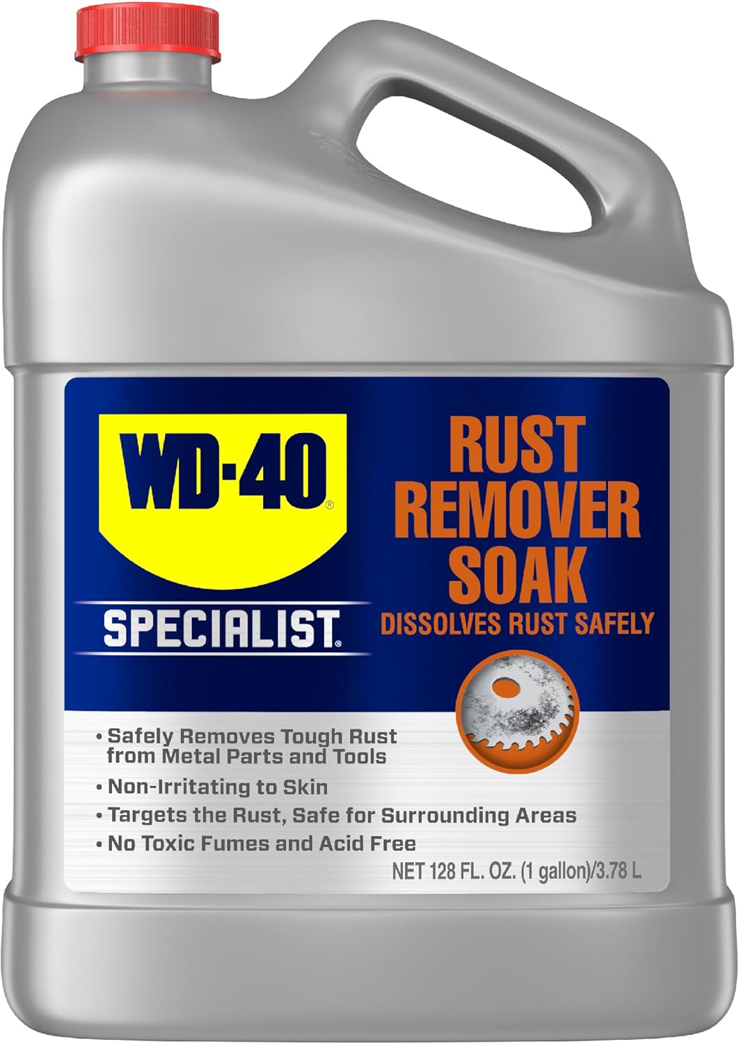 WD-40 Specialist Rust Remover Soak for Effective Metal Restoration