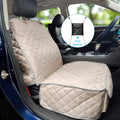 Beige Front Seat Dog Cover - Durable Waterproof Protector