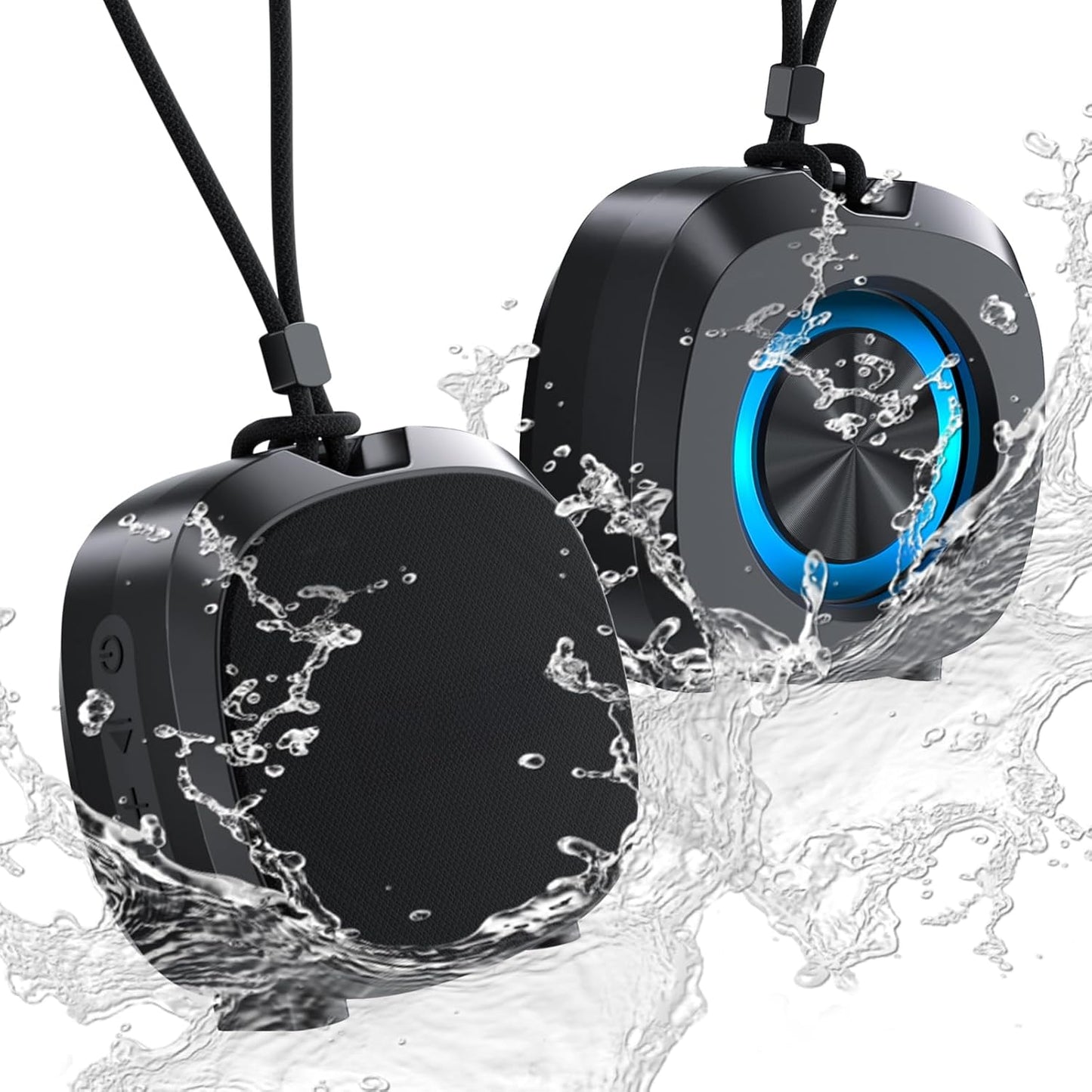 Portable Bluetooth Speaker - Powerful Sound, Waterproof, Dual Pairing, RGB Lights
