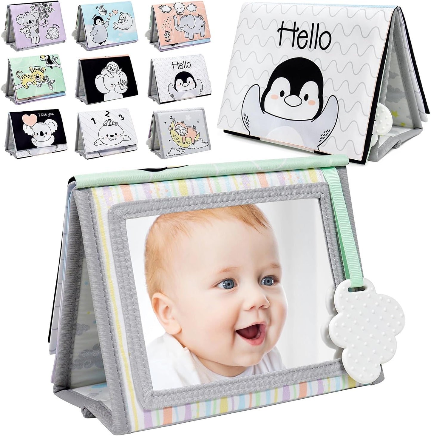 Dr.Rapeti Tummy Time Book with Safe Mirror