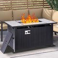 47ft Propane Fire Pit Table with Real Ceramic Tabletop - Warm Outdoor
