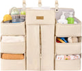 Bebamour Baby Diaper Caddy Organizer for Crib and Changing Table